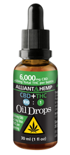 Load image into Gallery viewer, CBD+THC 100:1 Oil Drops