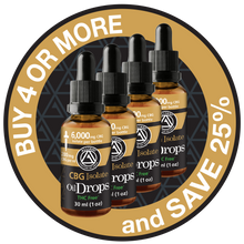 Load image into Gallery viewer, CBG Isolate Oil Drops