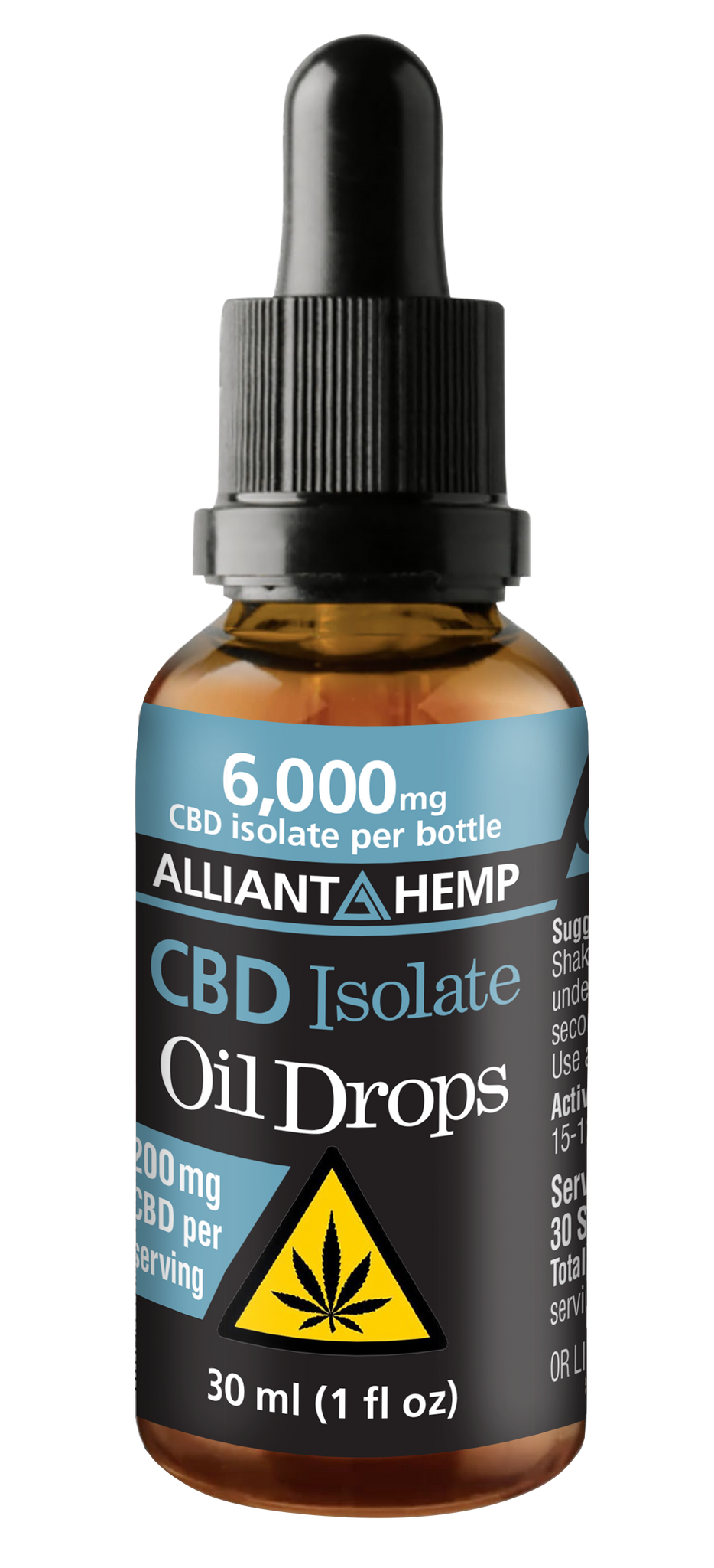 CBD Isolate Oil Drops | 6,000 mg CBD | THC Free – Alliant Hemp LLC CBD Isolate Oil Drops | 6,000 mg CBD | THC Free – Alliant Hemp LLC
