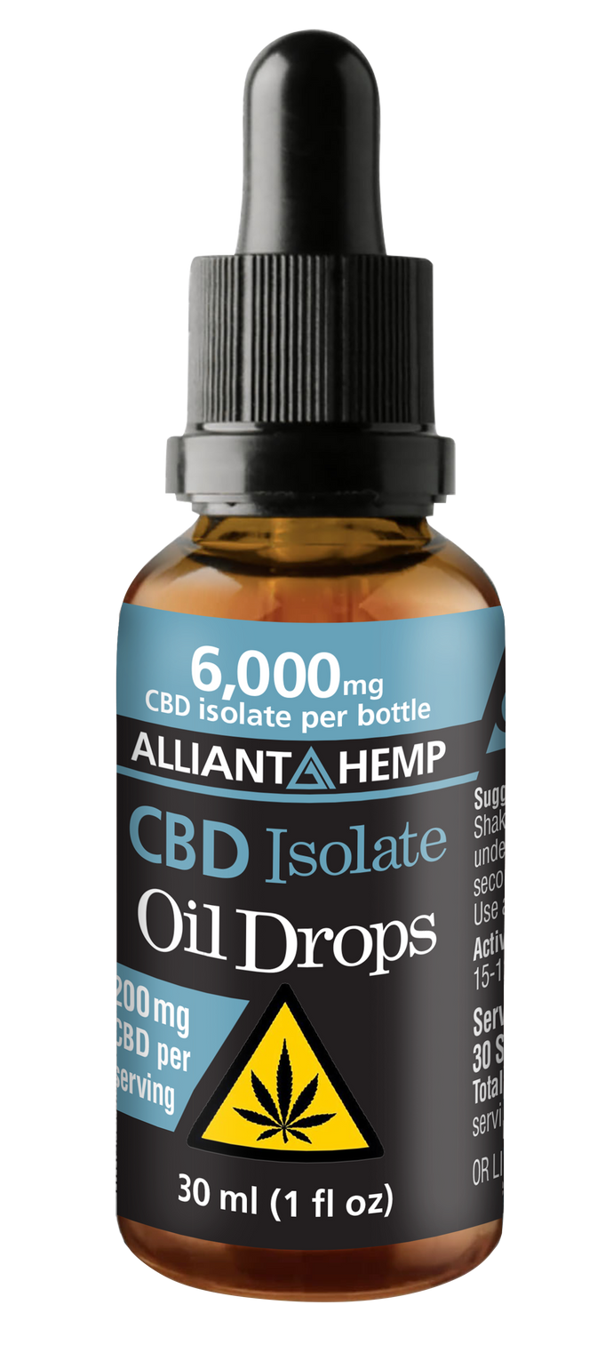 CBD OIL ISOLATE 30ml CBD2000mg CBDオイル CBD Isolate Oil Drops – Alliant Hemp LLC