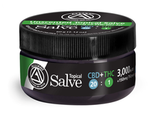 Load image into Gallery viewer, CBD+THC 20:1 Topical Salve - Natural Unscented
