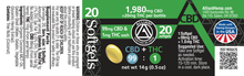 Load image into Gallery viewer, 99 mg CBD + 1 mg THC Softgels
