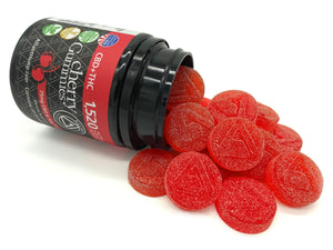 75 mg CBD + 1 mg THC Cherry Gummies - 20 Count
